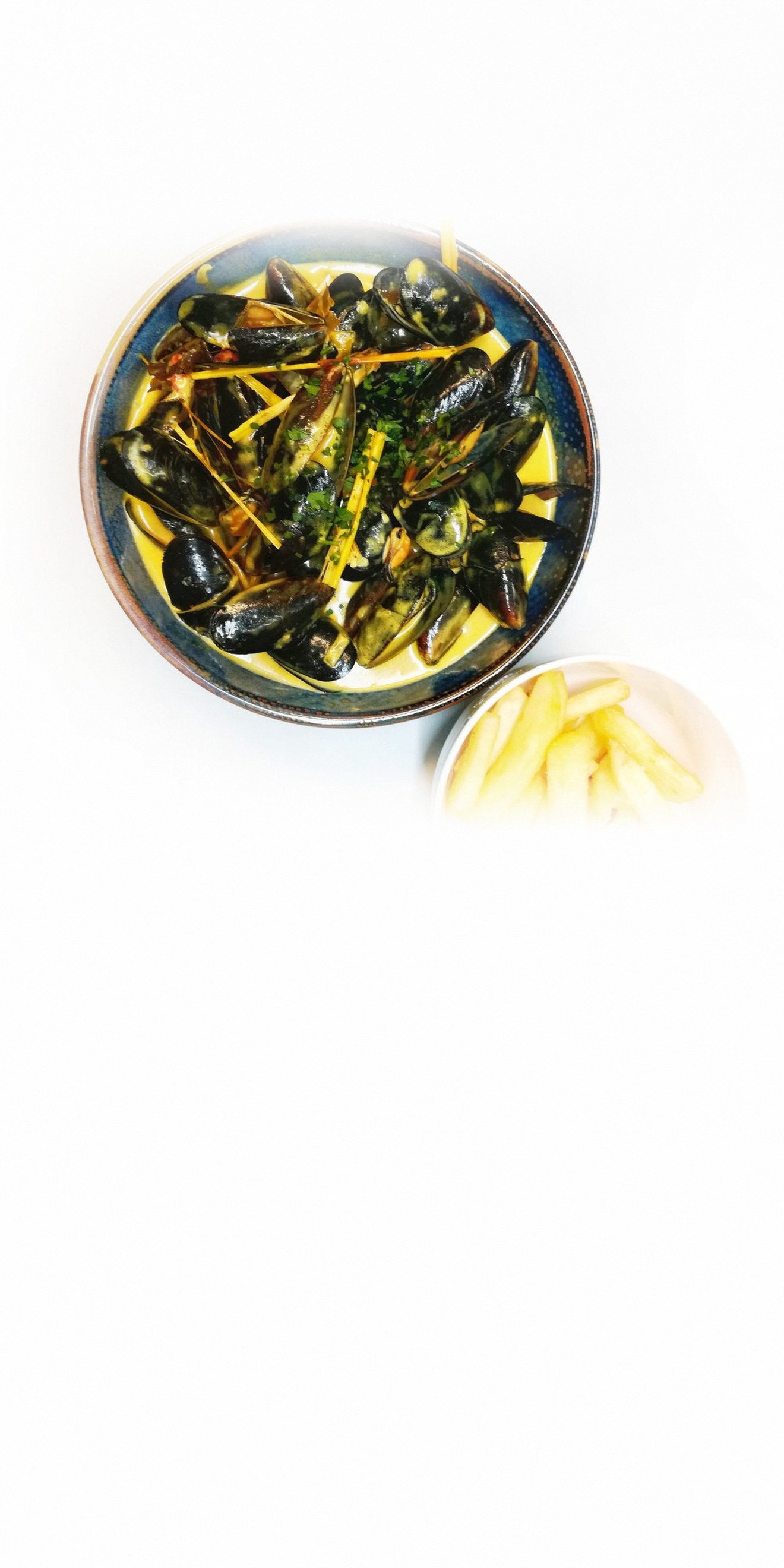 Moules au curry