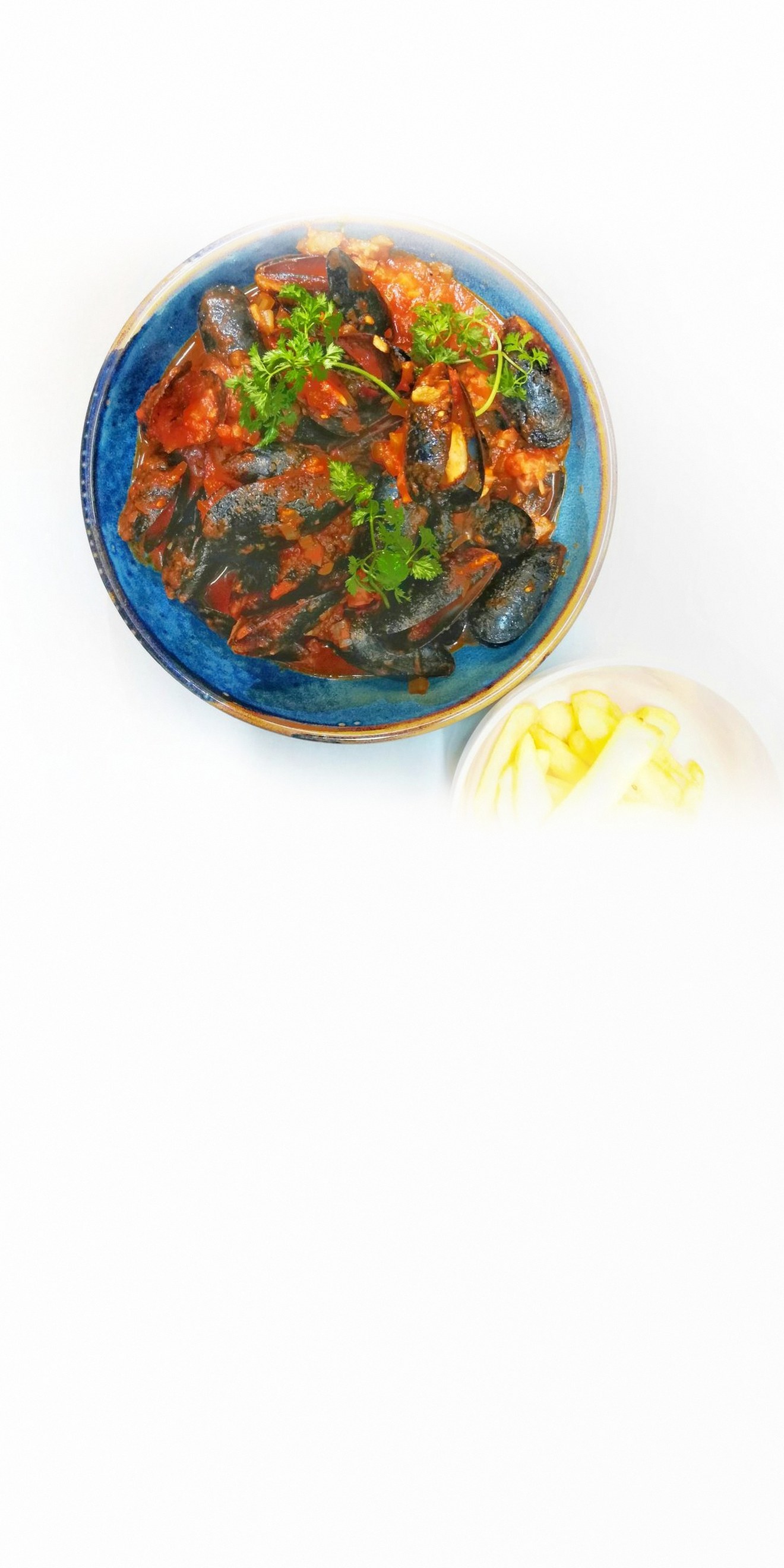 Moules à la sauce tomate
